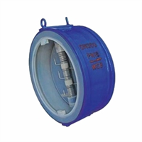 H76F46衬氟蝶式止回阀